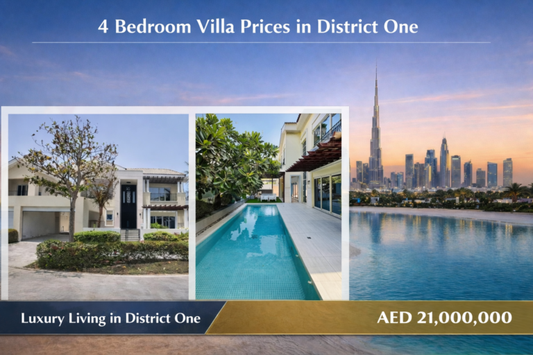4 Bedroom Villas for Sale in District One, Dubai