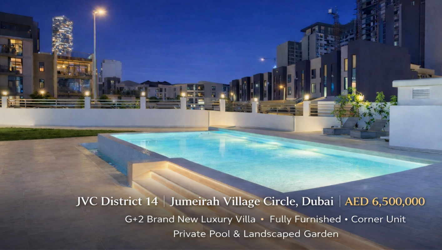 Villa for Sale in Dubai Jumeirah – Luxury Living in a Prime Location JVC