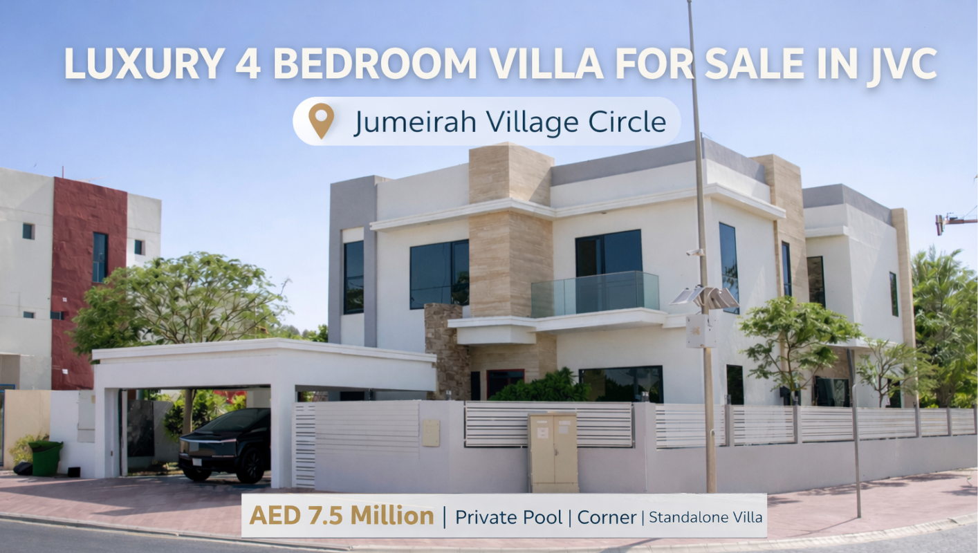 Luxury 4 Bedroom Villa for Sale in JVC – LUXURY INDEPENDENT VILLA