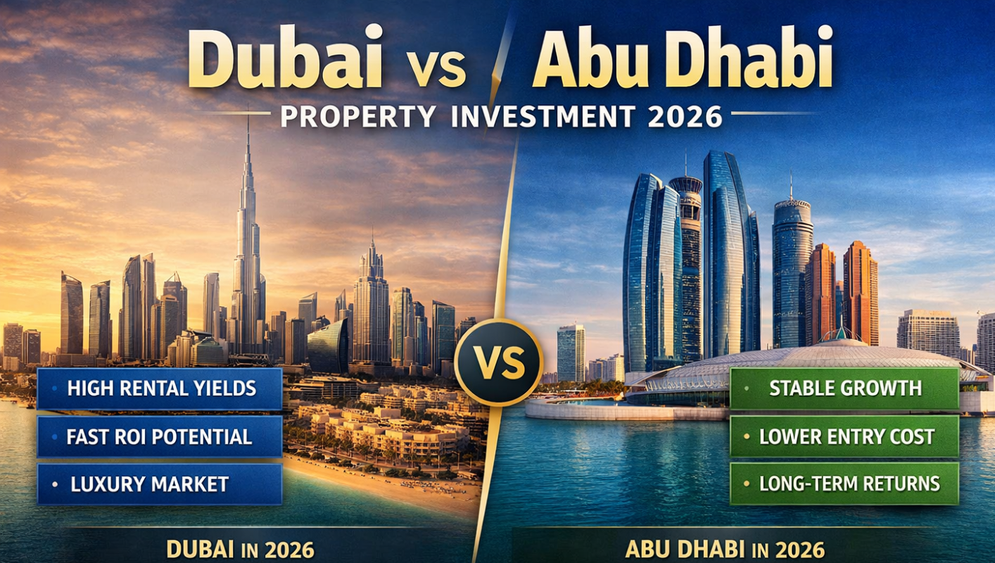 Dubai vs Abu Dhabi Property Investment 2026