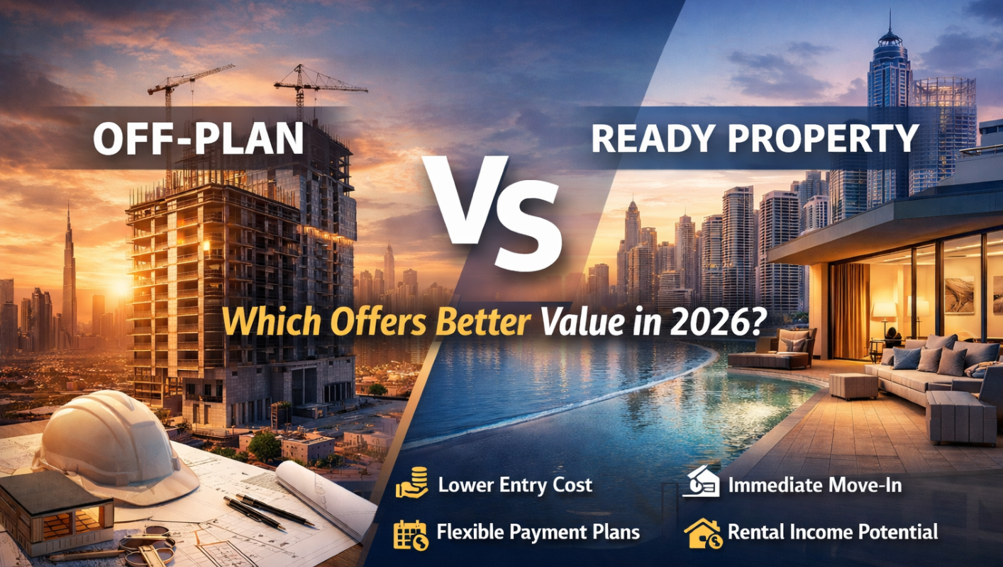 Off-Plan vs Ready Property in Dubai (2026): Which Offers Better Value?