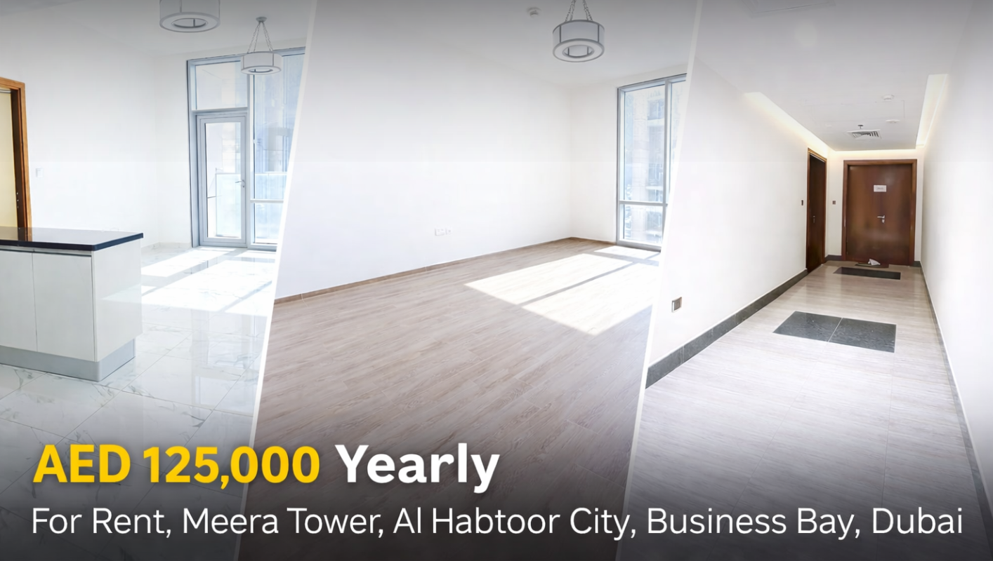 1Bedroom Apartment in Meera Tower, Al Habtoor City — For Rent · Business Bay · Dubai
