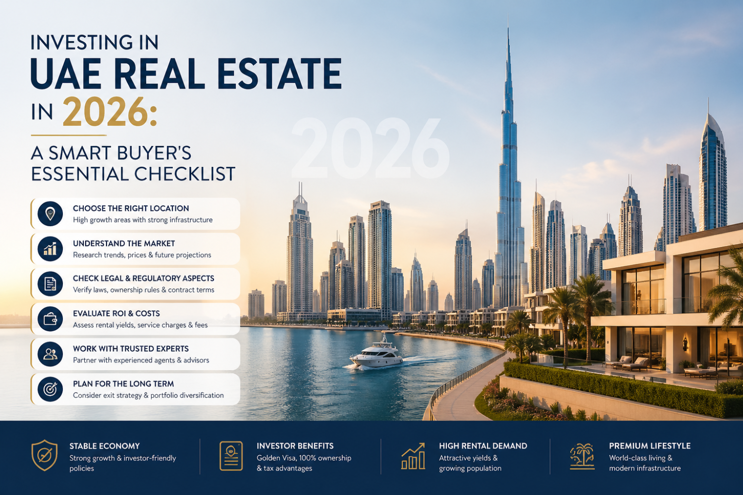 Investing in UAE Real Estate in 2026: A Smart Buyer’s Essential Checklist