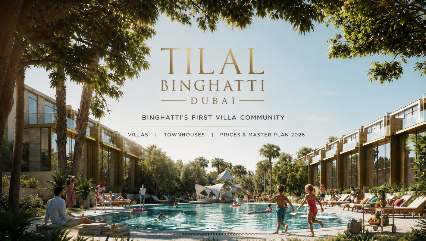 Tilal Binghatti Dubai — Binghatti’s First Villa Community | Villas, Townhouses, Prices & Master Plan 2026