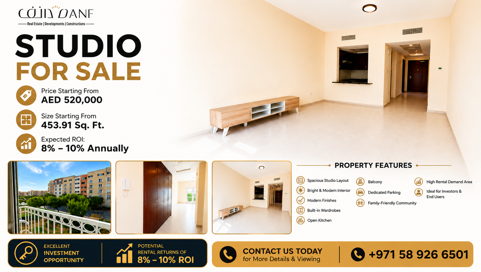 Studio for Sale in Discovery Gardens Dubai: High ROI Investor Guide