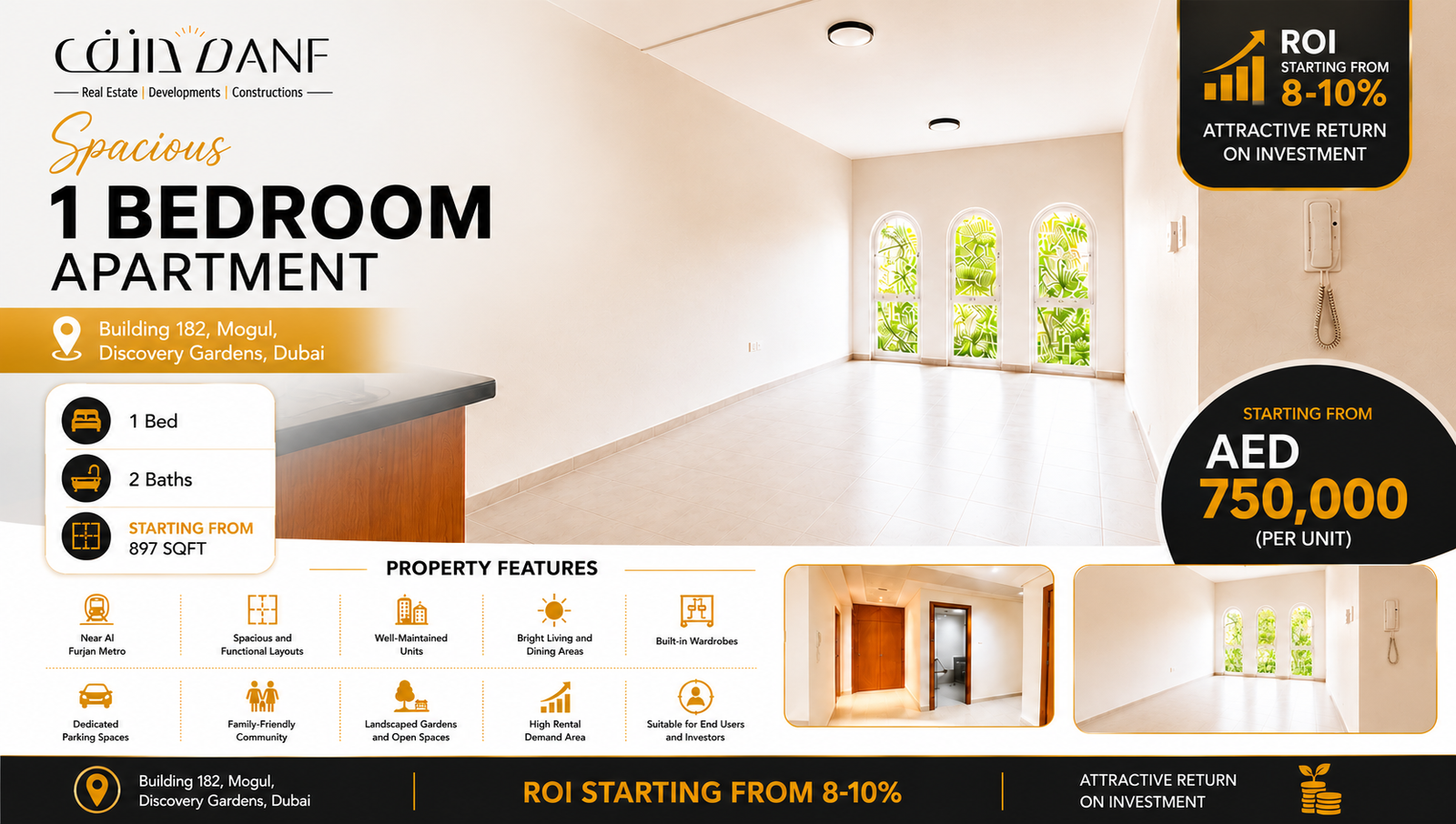 1 bedroom apartment for sale in discovery gardens dubai