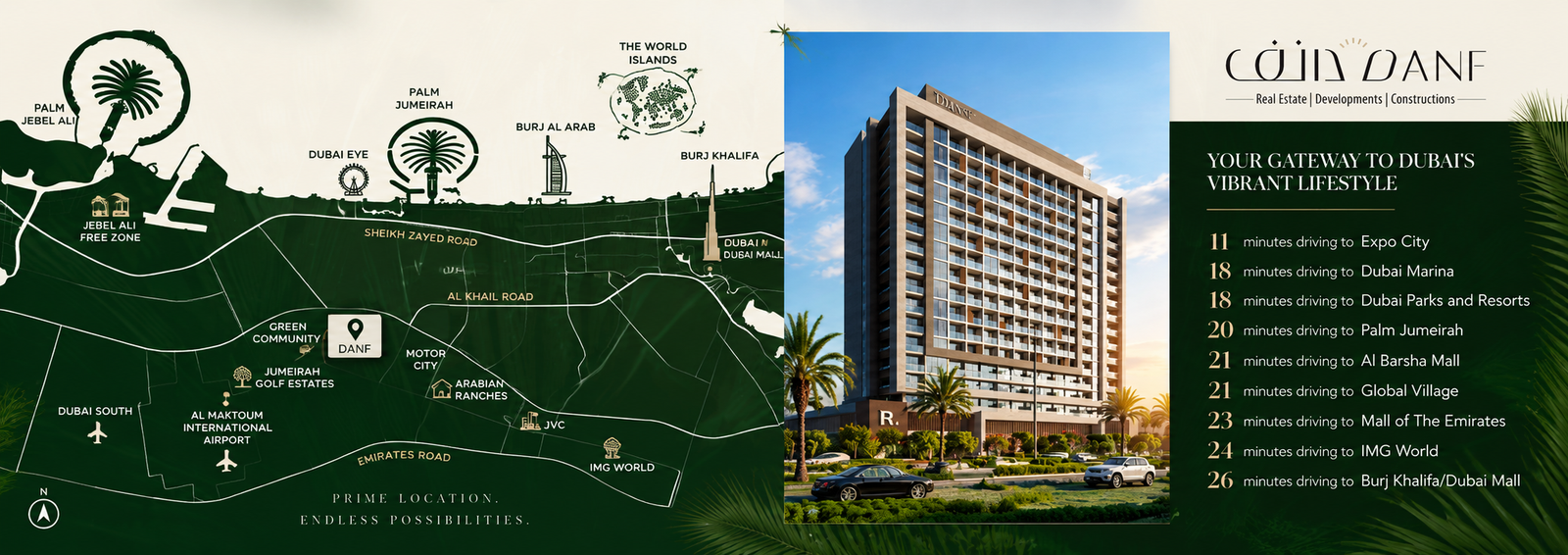 Verdana Studio & 1 Bedroom Apartments in Dubai Investments Park: Connected Community Living